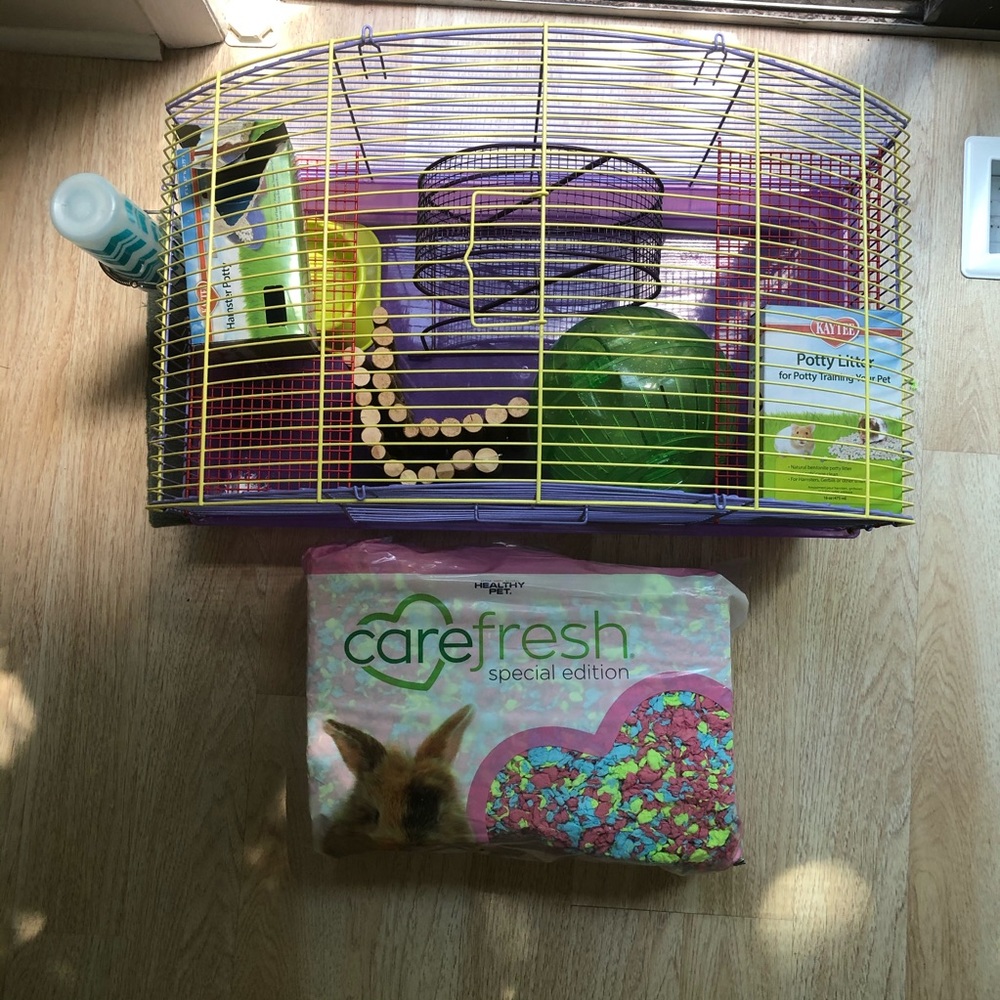 Hamster Cage and Accessories